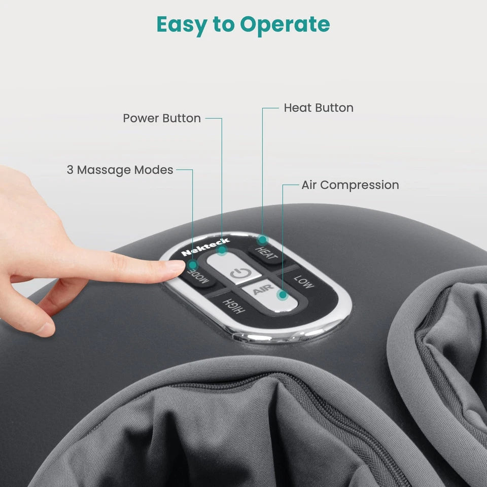 Shiatsu Foot Massager with Heat, Deep Kneading