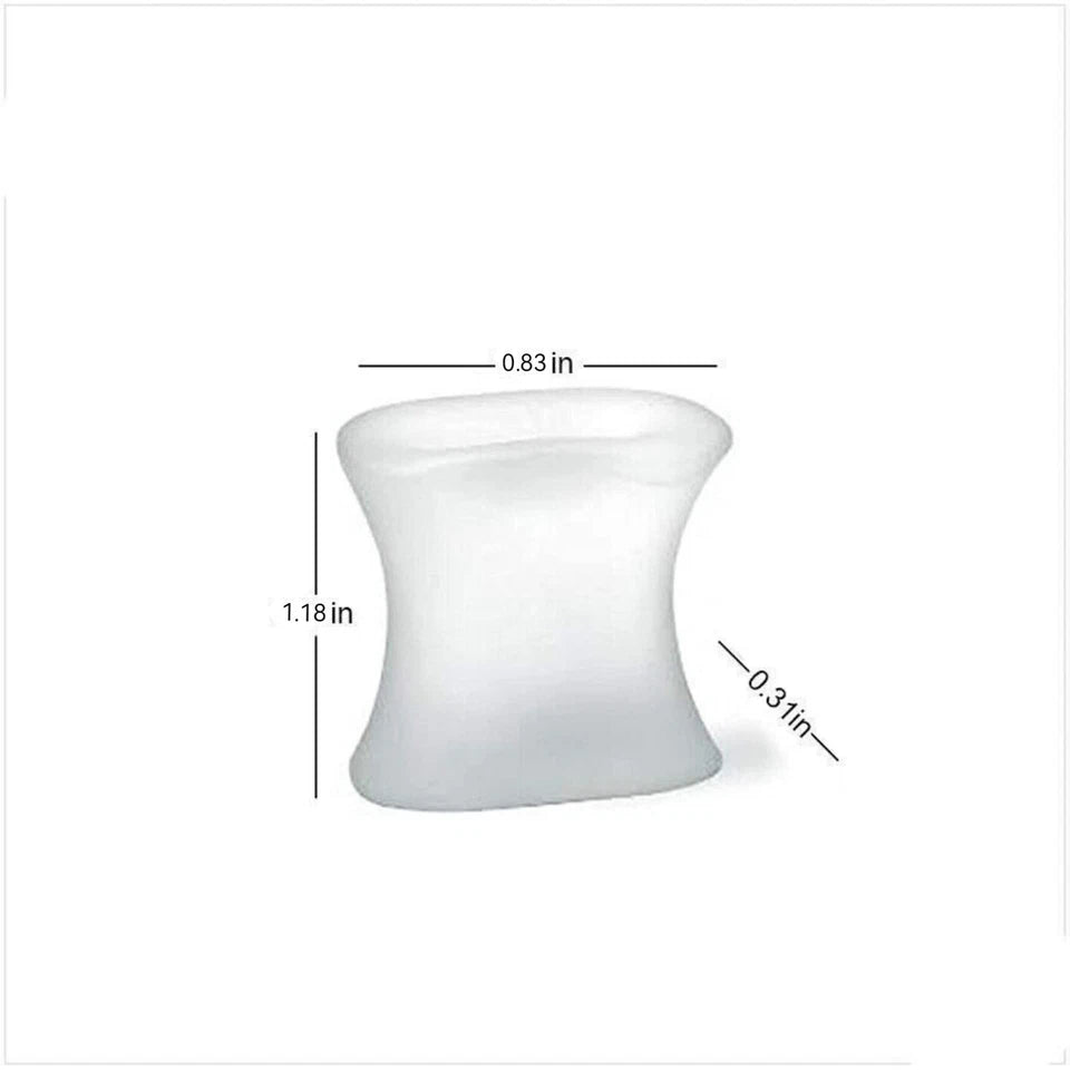 Gel Silicone Toe Spacers Kit - 12 pieces