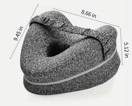 Memory Foam Knee Pillow for Side Sleepers Sciatica Hip Joint Back Pain Relief
