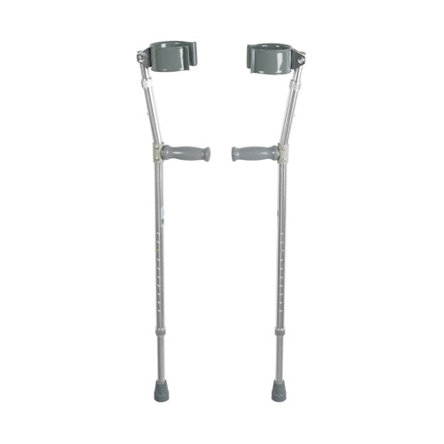 Drive medical lightweight walking forearm crutches, adult, 1 pair - 1 ea