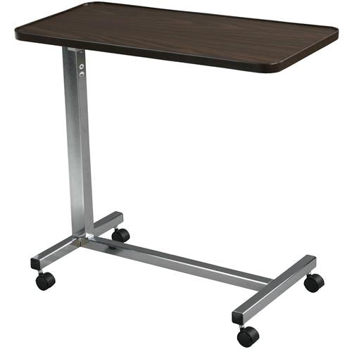 Drive medical non tilt top overbed table, chrome - 1 ea
