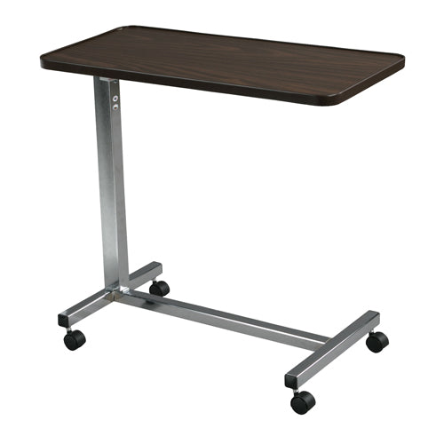 Drive medical non tilt top overbed table, chrome - 1 ea