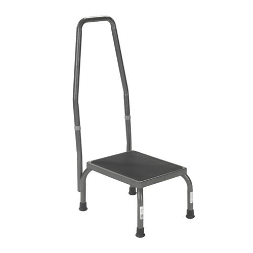 Drive Medical Footstool with Non Skid Rubber Platform and Handrail - 1 ea