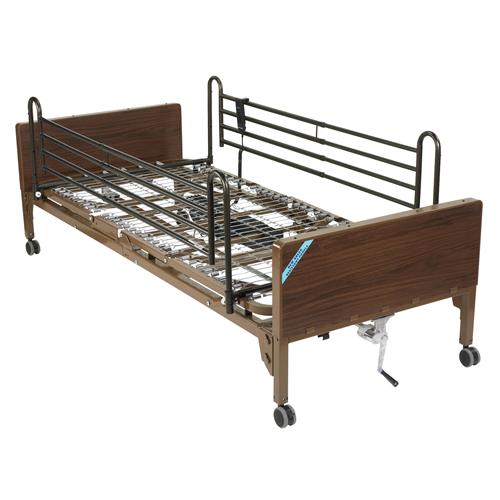 Drive Medical Delta Ultra Light Full Electric Low Bed with Full Rails - 1 ea