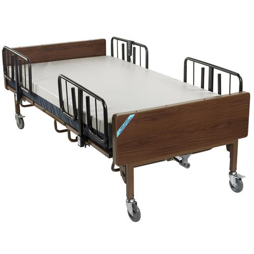 Drive Medical Full Electric Bariatric Hospital Bed with Mattress and 1 Set of T Rails - 1 ea