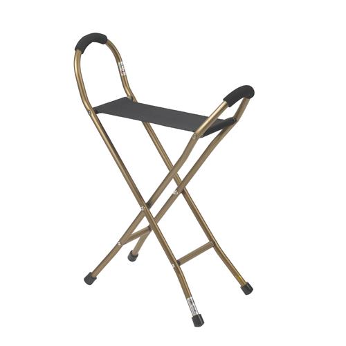 Drive Medical Folding Lightweight Cane with Sling Style Seat - 1 ea