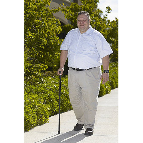 Drive Medical Heavy Duty Folding Cane Lightweight Adjustable with T Handle - 1 ea