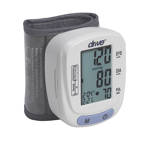 Drive medical automatic blood pressure monitor, wrist model - 1 ea
