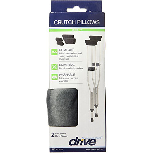 Drive medical crutch pillows accessory kit, 1 pair - 1 ea